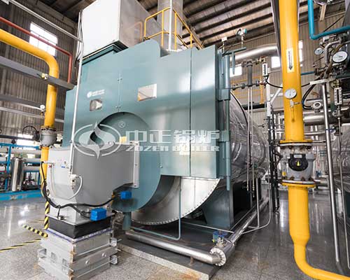 Automated oil fired boiler