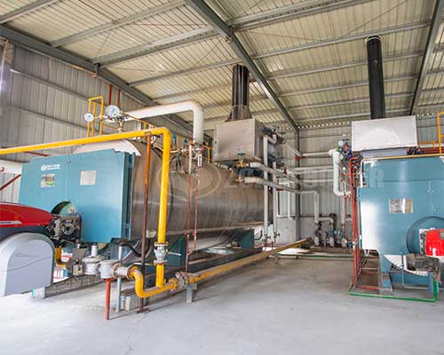 Oil fired steam boilers used