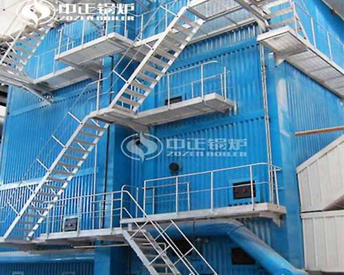 Fluidized bed combustion boiler