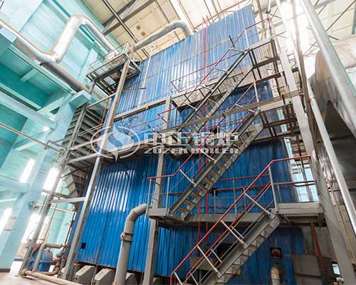 Bituminous coal circulating fluidized bed boiler