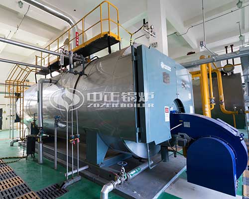 Gas fired steam boilers