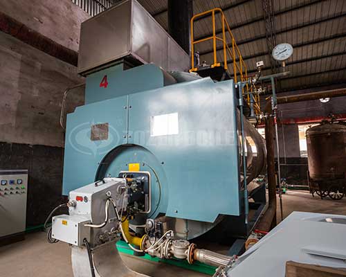 Industrial gas steam boiler