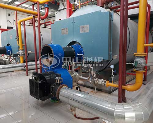 Oil-fired boiler description