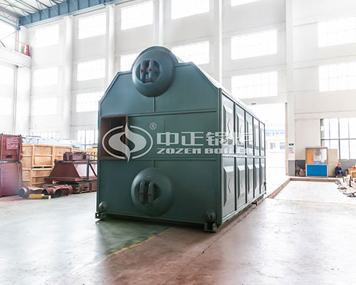 Water tube hot water boiler