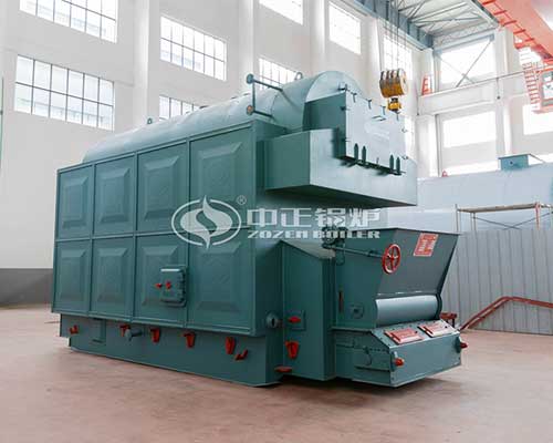 Industrial wood fired boiler