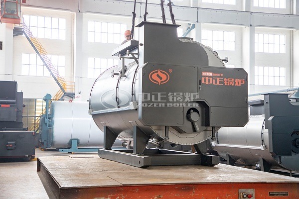 Oil-fired steam boiler