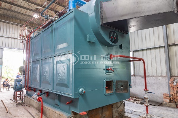 Wood chips steam boilers