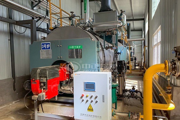 Light oil steam boiler