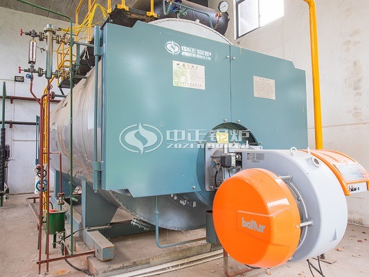 Oil - fired steam boiler