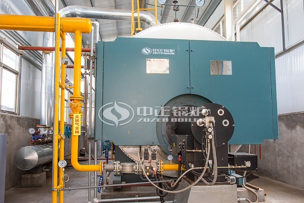 Condensing gas steam boiler