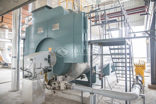 Oil gas fired steam boiler