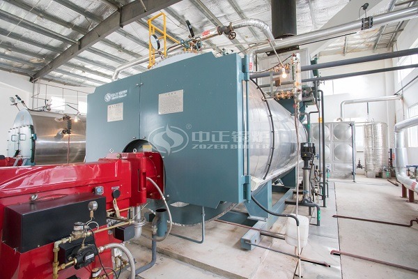 Horizontal gas fired boiler