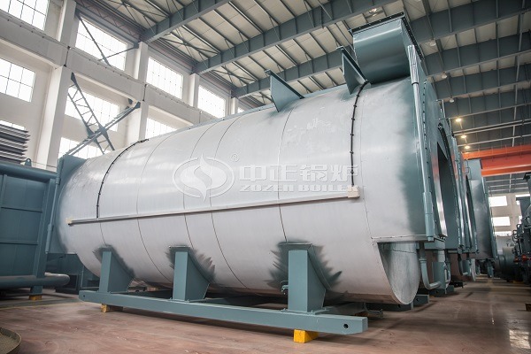 Natural gas hot water boiler