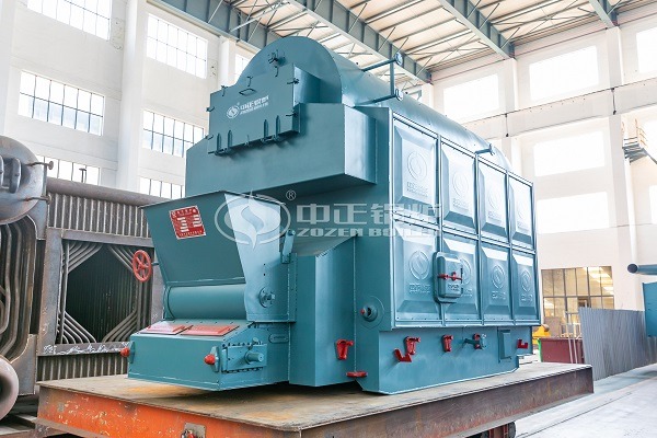 Rice husk steam boiler