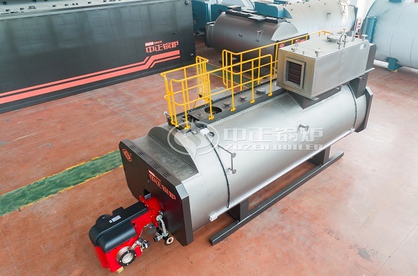 Gas fire tube boiler