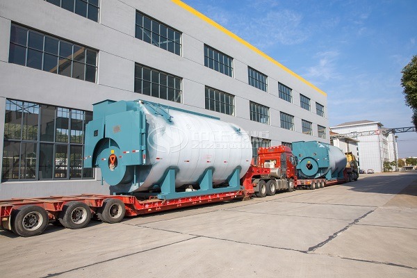 Gas-fired steam boiler