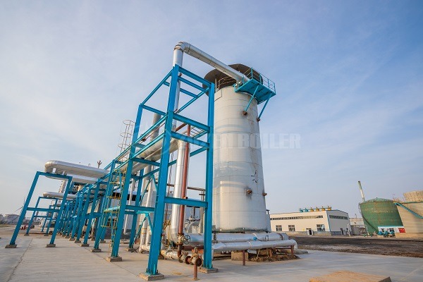 Vertical thermal oil boilers