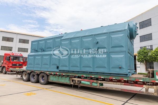 Horizontal coal-fired boiler