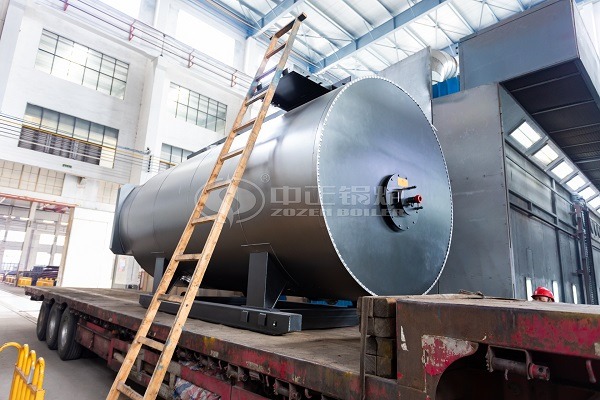 Low nitrogen hot water boiler